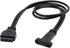 cablecc Single Port USB 3.1 Type C USB-C Female to USB 3.0 Motherboard 19pin Header Cable, 40cm