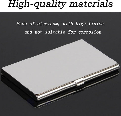 Aluminum SIM Card Case, Universal Waterproof Slim Mini Storage for 12 Nano SIM Cards & 1 Eject Pin Slots (Silver)