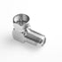Right Angle Coaxial Connector, 50 Pcs F Type Female to Male Adapter for RG59/RG6 Coax Cable