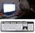 Kafuty-1 Large Print Computer Keyboard Wired Large Letter Key Keyboard USB Low Vision Keyboard with Oversized Print