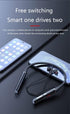 Shop Bluetooth Neckband Headphone V5.1 with 100H Battery, Magnetic Earbuds, Noise-Canceling Mic for Gym & Driving (720).