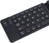 Hilitand Foldable Bluetooth Keyboard - Ultra-Slim Silent Rechargeable Compact Ergonomic Mini for iOS and Android