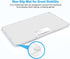 OMOTON Bluetooth Keyboard, Wireless Rechargeable Keyboard for iPad with Illuminated LED - White