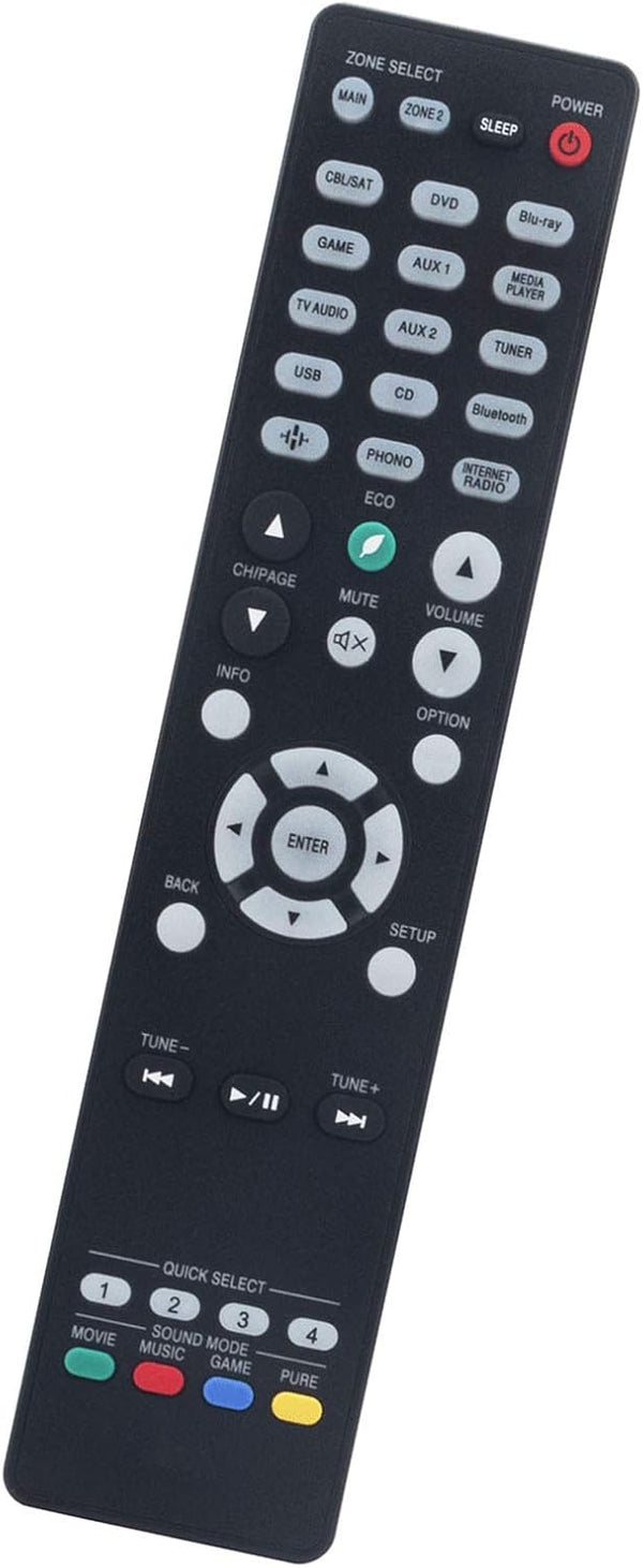 Compatible Remote Control for Denon AVRX2200W, AVR-X1500H, AVRX2500H, AVR-X3200W, AVR-S650H, AVR-S750H, AVR-S920W,