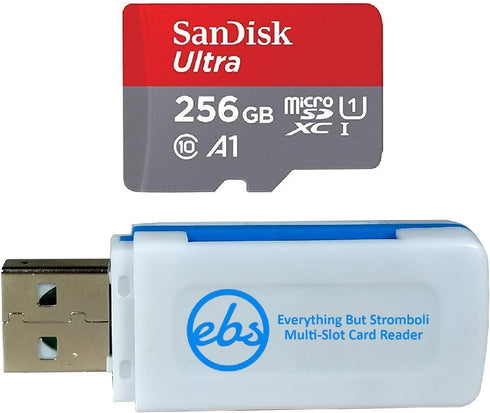SanDisk 256GB UHS-I Ultra Micro SD Card for LG Phone, Compatible with LG Velvet 5G, K92 5G, V60 ThinQ 5G Bundle
