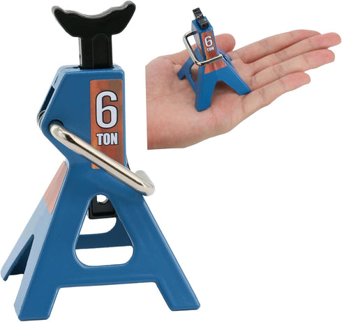 4 Pack 1/10 TRX4 SCX10 1/10 1:10 Remote Control Car Scale Metal Jack Stand Repair for Traxxas Axial RC Climbing