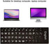ANRACHEL Desktop(3PCS,English) Replacement English Keyboard Letter Stickers, Universal English Keyboard Stickers
