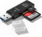 USB3.0 Micro SD Card Reader, 5Gbps 2-in-1 SD Card Reader to USB Adapter, Wansurs Memory Card Reader for Various Cards