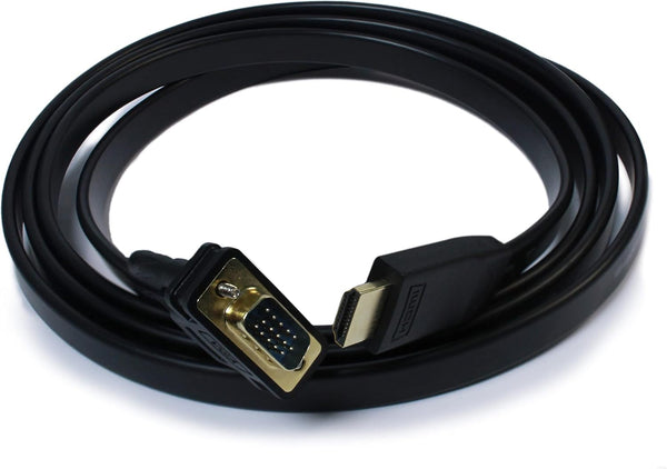 Plugable 6 Foot HDMI to VGA Adapter - Driverless Converter Cable Supporting Up to 1920 x 1080 (60Hz)