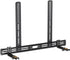Perlegear Soundbar Mount, Under TV Sound Bar Mount with Holes/Without Holes, Non-Slip Base Holder