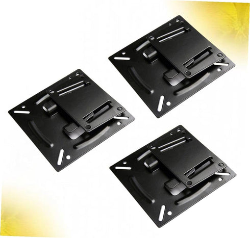 Luxshiny 14-24 Inch 3pcs Pack, LCD Tv Wall Mount Bracket Metal Fixed Monitor Holder for Home Office with Compatible