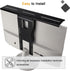 IFCASE 75mm 100mm Above/Behind Desk Monitor Shelf Mount Holds SLR Camera, Light Webcam, Microphone Fits VESA Compatible