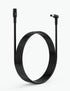 Tonton DC Power Extension Cable 1M - 5.5mm x 2.1mm Right Angle Female to Male Adapter Cord for IP Camera