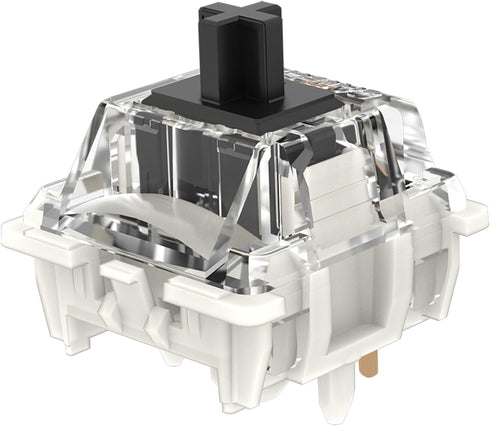 Gateron G Pro 3.0 Black Switches for Mechanical Keyboards, 5-Pin 60gf Linear/Pre Lubed/Silent/RGB Switches (36pcs,