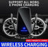 Car Wireless Charger Magnetic Auto Car Mount Phone Holder for iPhone, Samsung, Xiaomi, Infrared Induction 15W Fast