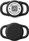 QR Code Airtag Holder - Waterproof Full Body Protection Anti-Lost Case for Dog, Cat, Collar, Backpack (Black, Small)