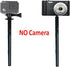Metal Tripod Extender Tube Extension Rod with 1/4inch-20 Female & Male Threaded for Tripod Stabilizer for DSLR & SLR