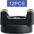 12 (22 mm) Yookeer Pcs Magnetic Zip Tie Mount Base Black Magnetic Cable Clips Wire Holder Multipurpose Cable Ties