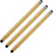 MECCANIXITY 3pcs Stylus Pens for Touch Screens, Dual Rubber Tips Capacitive Universal Tablet Pen, Champagne Gold