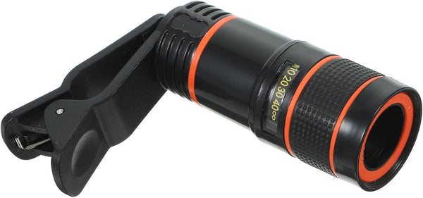 POPETPOP Universal 8X Telephoto Smartphone Camera Lens Kit High-Definition Macro External Phone Lens