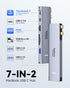 USB C Adapter HDMI Hub for MacBook Pro/Air M1 M2 2023 2022 2021, 7-in-2 MacBook Accessories with HDMI