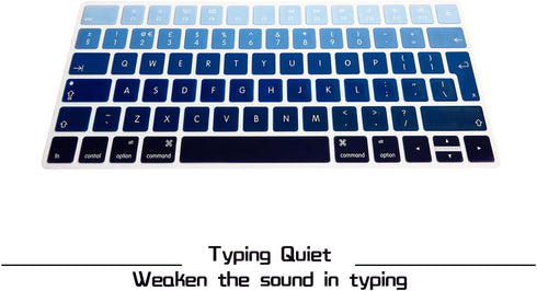 Silicone Keyboard Cover Skin Protector for Magic Wireless Bluetooth Keyboard MLA22LL/A European ISO Layout