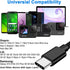 6ft Long USB-C Power Cord for GoPro Hero MAX, Hero 11, 10, 9, 8, 7, 6, 5, Samsung Galaxy Note, LG G7