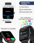 Smart Watch for Men Women Alexa Built-in, 1.95" Fitness Tracker with Answer/Make Calls, IP68 Waterproof/Heart Rate/Sleep Tracker/100 Sports, Fitness Watch Compatible Android iOS