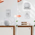 AHASTYLE iHomePod Mini Wall Mount Holder, ABS Stand with Built-in Cord Management (White-2pcs)