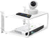 Tookie 2 Layers Projector Shelf, Wall Mount Double Floating Shelf Under TV Entertainment for Projector Router Camera