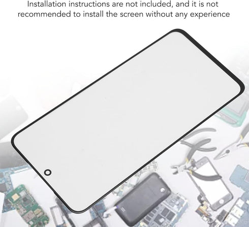 Screen Replacement for Galaxy S21 FE 5G G990 Series, Front Outer Lens Glass, Full Set of Professional Repair Kits
