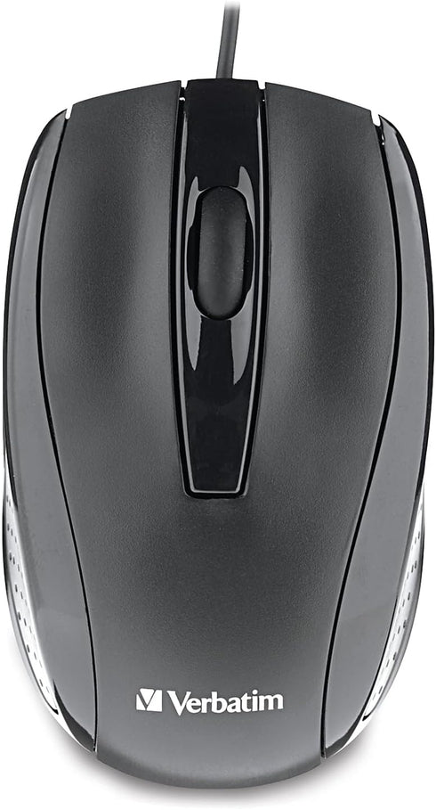 Verbatim Universal Wired Optical Mouse - Black