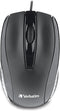Verbatim Universal Wired Optical Mouse - Black