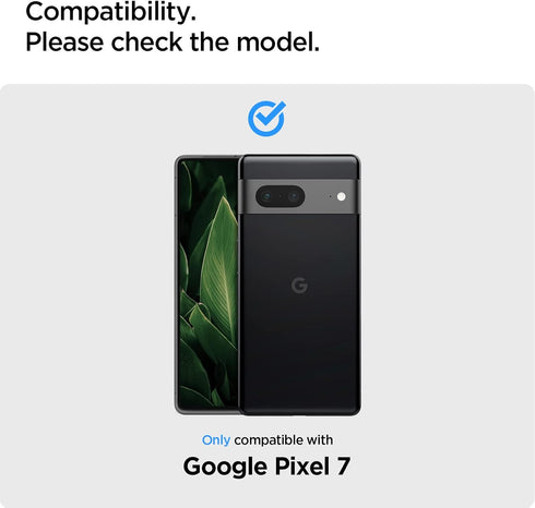 Spigen GlasTR AlignMaster Tempered Glass Screen Protector for Pixel 7 - Case Friendly - 2 Pack