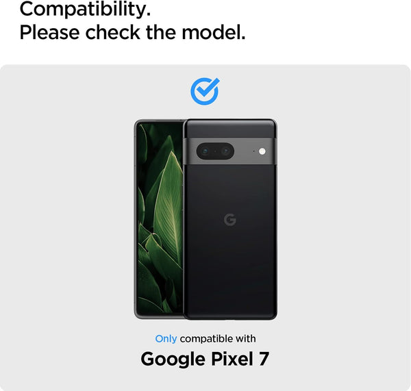Spigen GlasTR AlignMaster Tempered Glass Screen Protector for Pixel 7 - Case Friendly - 2 Pack