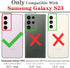Samsung Galaxy S23 Case (Blue) - Military Grade 16ft Drop Tested with HD Screen Protector, Ring Shockproof Case