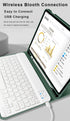 KENKE Case with Keyboard for iPad 9th/8th/7th Generation 10.2 inch 2021/2020/2026, Thin & Light Wireless Bluetooth