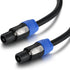 EBXYA 6 Feet Speakon Speaker Cable, 12 AWG Neutrik NL4FX (NL4FC) Wire, 2 Conductor Audio Cables