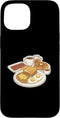 Breakfast Coffee Bacon Eggs Pancakes Breakfast Fan Hearty Breakfast Plate Fried Eggs Bacon Hash Toast Case for iPhone 15