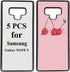 JUSTRY 5 PCS Sublimation Blank Phone Case Blanks for Samsung Galaxy Note 9 - Soft Rubber Protective Shockproof Slim