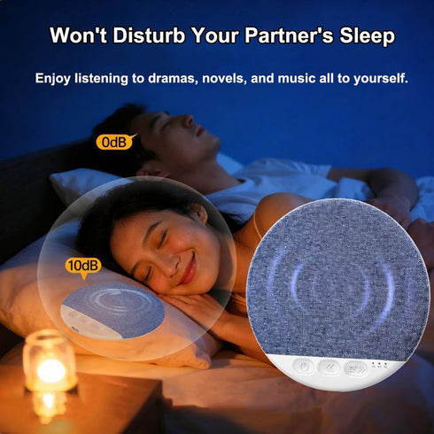 Generic Sleep Pillow Speakers for Sleeping, Under Pillow Speaker Bluetooth, Wireless Sleep Speaker, with White Noise