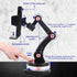 Car Phone Mount, 360° Rotatable Upgraded Holder with Suction Cup for Dashboard, Windshield, Universal for iPhone 13/12