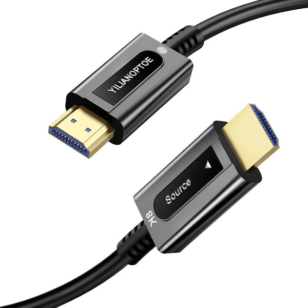 Fiber Optic HDMI Cable 25 ft,8K Long HDMI 2.1 Cable,Ultra High Speed