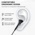 MOSWAG Wired Earbuds with Microphone, 3.5mm Jack In-Ear Headphones for Smartphones, Computers, Laptops, iPads