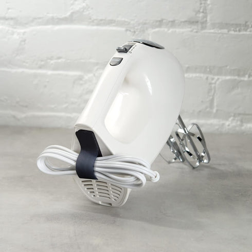 Cable Clams by Wrap-It Storage, 3" Black Cord Organizer for Appliances Strips, Adhesive for Office Organization