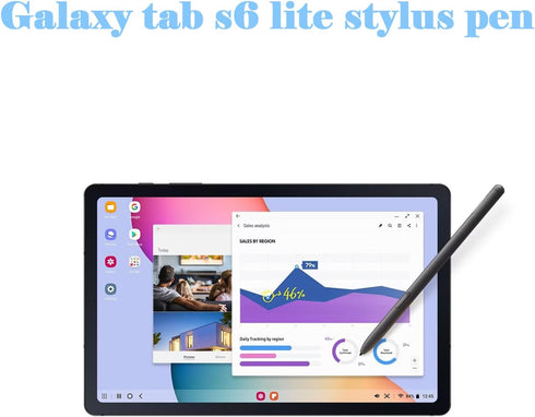 2 Pack Galaxy Tab S6 Lite Stylus Pen Replacement for Samsung Galaxy S6 Tab S6 Lite SM-P610N,P615,P610 Stylus S6 Pen(Oxford Gray)