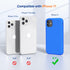 Miracase Designed for iPhone 11, Liquid Silicone Gel Rubber Phone Case with Screen Protector, Mediterranean Blue