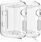 2 Pack Clear TPU Protective Case for Apple Watch 38mm, Ultra-Thin Screen Protector for Series 2 & 3