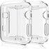 2 Pack Clear TPU Protective Case for Apple Watch 38mm, Ultra-Thin Screen Protector for Series 2 & 3