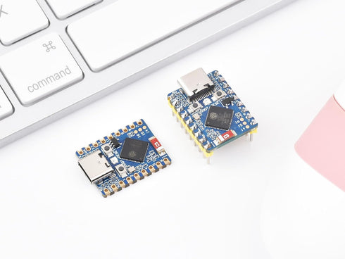 waveshare 2 PCS ESP32-S3 Mini Development Board, 2.4GHz Wi-Fi, Bluetooth 5 Support, USB Type-C Port